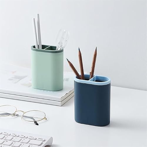 MQELHKCYSGX Pen holder with simple design, pencil for office stationery storage, practical stand for desktop, case for pens