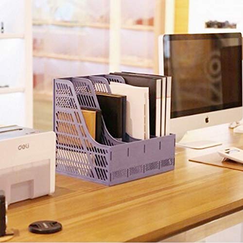 ONMYJFD Document Trays File Box Functional File Organizer Desktop Storage File Folder with Label