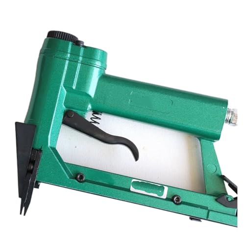 Professional Pneumatic Upholstery Stapler Pneumatic Staples Gun Air Stapler for Photo Frame Slice Nails Picture Frame Back Plate Fixing Tool J520-C1