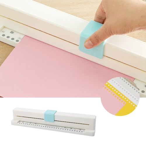 ordinarYone 30 Holes Punchersliding Punches Hand Punches Looses Paper Puncher for Paper Greeting Cards Scrapbook Notbook Stationery