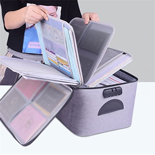 Large Capacity File Pockets Home Office Organizer Storage Removable Foldable Multifunctional