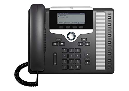 Cisco Remanufactured IP Business Phone 7861, 3.5-inch Grayscale Display, Class 1 PoE, Supports 16 Lines, 1-Year Limited Hardware Warranty (CP-7861-K9-RF)