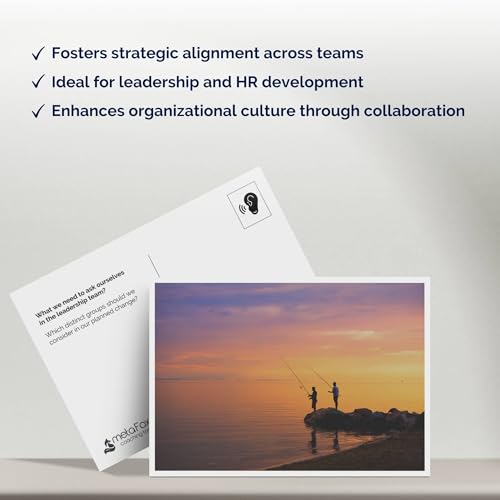 metaFox Putting People First | 52 Powerful Images with Coaching Questions | Define Organizational Culture | Motivational and Mindfulness Card Deck for Facilitating Collaboration