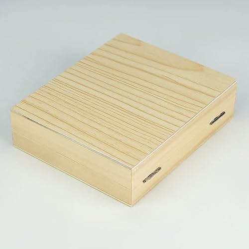 ZTBH Microscope Accessories Kit 25pcs Wooden Microscope Slide Box, Rectangle Hold Cabinet Holder Case for Microscope Slides Case Cabinet Holder Microscope Slides