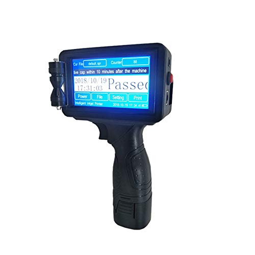 Kunxilin Electronic CO. English Version Portable Inkjet Printer Handheld Inkjet Printer Date Logo Printing Intelligent Touch Screen USB Photoelectric Interface