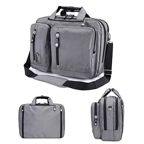 ZUIAI 17.3/18.4 Gaming Laptop Briefcase 3-in-1 Multi-Purpose Backpack Business Messenger Shoulder Bag Handbag(15.6-inch)