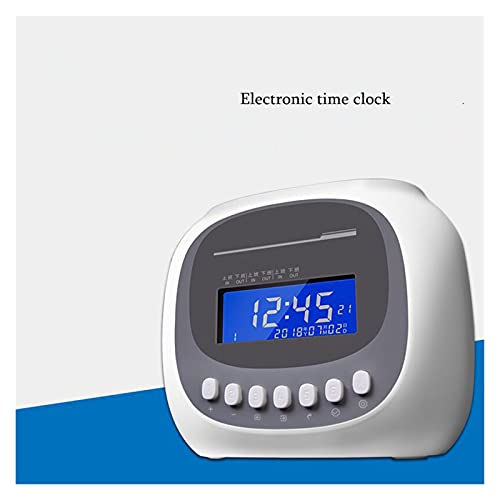 Time Clocks Punch Machine Attendance Machine Microcomputer Paper Card Clock Work Paper Card Check-in