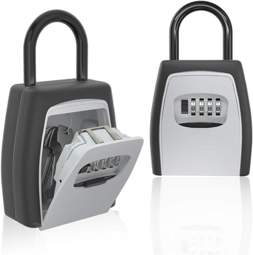 CHIPEL Safe Box with Code Security Secret Stash Car Key Lock Hidden Storage Safety Hide Locker Safes for Home Outdoor Small Cabinet
