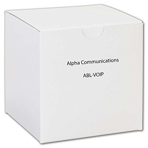Alpha Communications ABL-VOIP ATA Analog to VoIP Adapter; Comes with 12VDC Plug-in Power Supply; Supports 1 SIP Profile Through a Single FXS Port and a Single 10/100Mbps Port