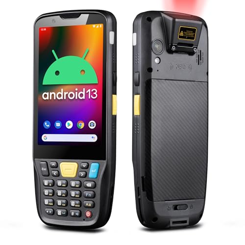 Chainway MC62 Wireless Android Barcode Scanner Handheld with Integrated 2D/1D/QR Code Reader, Android 13, WiFi, NFC, GPS, Bluetooth, Keypad, for Inventory Scanning