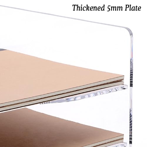 File Classification Organizer, 3/4/5 Layer Desktop File Organizer, Paper Sorter, Desktop Student Bookshelf, Paper Locker for Home, Classroom, Office, School(5tier)