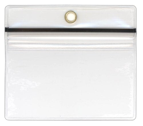 StoreSMART - USB Flash Drive & Business Card Holders 100-Pack - Zip-Top and Hang Hole - Open Long Side (R1634ZIPL-FLASH-100)