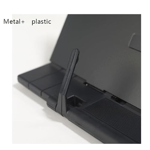 LWECMGSA Black Book Stand Metal Reading Rack Plastic Holder