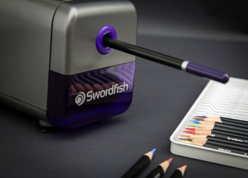 Swordfish 'VariPoint' 3 Point Option Electric Pencil Sharpener 8mm Ref: 40232