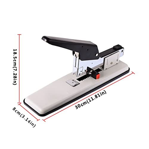 XlyCjkb Stapler,Office Stapler,Office Stapler Heavy Duty Stapler Durable Thick Layer Stapler 100 Pages Capacity Suitable for Office Document Binding and Finishing Staplers for Desk, Black