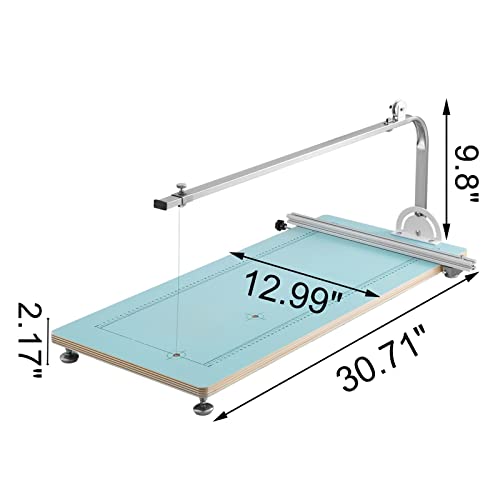 UHRLGHS Foam Cutting Machine, 30.7x13x9.8 Inch, Adjustable Angle, Temperature Controlled Table, MDF+Alloy for Carving and Modeling,30.7 X 13 X 2.2inch
