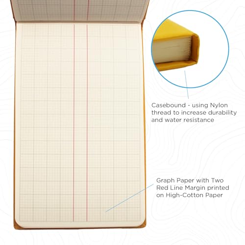Exacompta Chartwell Field Survey Book, 130x205mm, Graph with 2 Lines