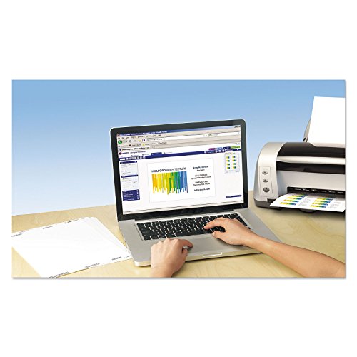 Clean Edge Business Cards, Laser, 2 x 3.5, White, 1,000 Cards, 10 Cards/Sheet, 100 Sheets/Box