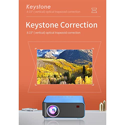 XBTGS Mini Projector 3600 Lumens Support 1080P LED Big Screen Home Theater Smart Video Beamer，D