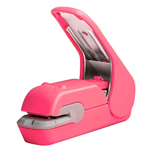 OEKFVCHVZ Staple Free Stapler Time Saving Effortless Needle Handhled Mini Portable with Staples Remover
