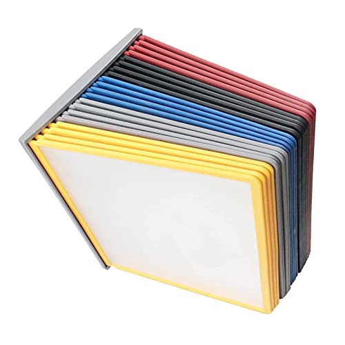 GFSGHZZ Wall Reference Organizer - Desktop Reference System Small Catalog Display Rack 20 Pages/40 Sides Letter-Siz