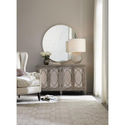 Hooker Furniture Rustic Glam Storage Credenza in Light Wood