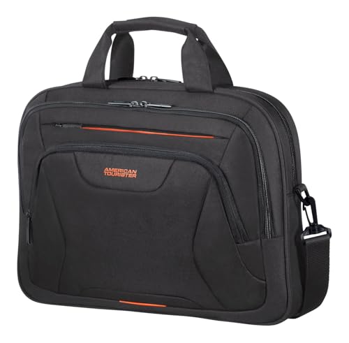 American Tourister at Work Briefcase 42 Centimeters 15 Black (Black/Orange)
