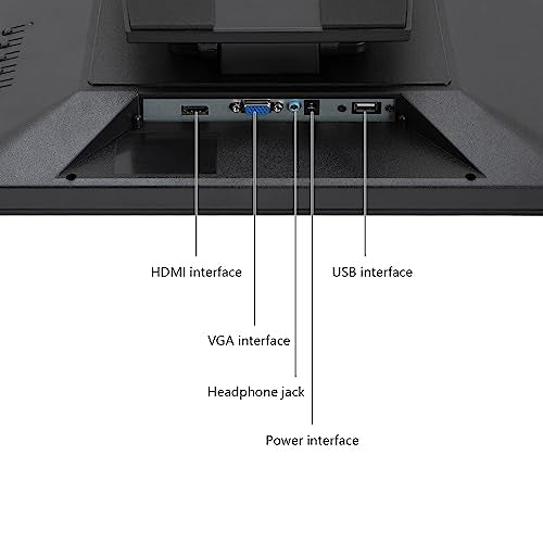 Mobile Tablet POS Cash Register Monitor, 17-Inch Capacitive LED Backlit Multi-Touch Monitor Touch Cash Register Display for Small Business Restaurant Retail Grocery Convenience Mobile Food Truck