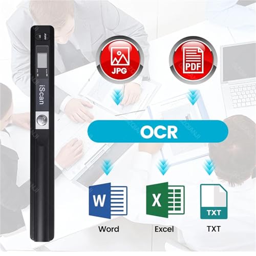 IScan Portable Scanner Mini Handheld Document A4 Book for JPG and PDF Format 300/600/900 DPI