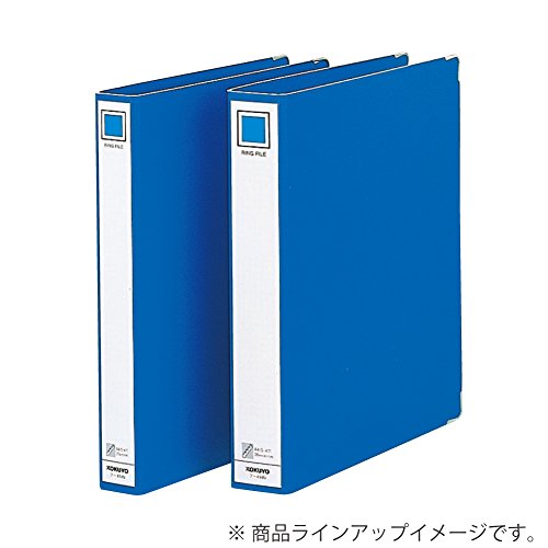 Kokuyo ring file A4 vertical 4 hole blue off -484NB