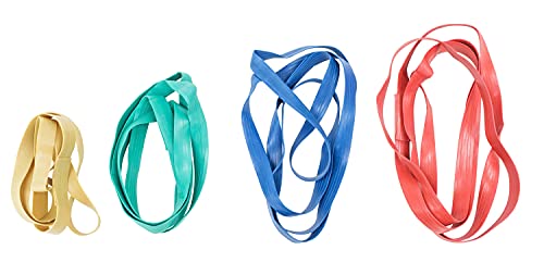 Mytee Products Large Moving Rubber Bands (48 Pack) - 36" Unstretched - 72" Fully Stretched - Blue Rubber Mover Bands for Pallets, Moving Blankets, Moving Supplies, Boxes, Furniture, TV Bed Dresser
