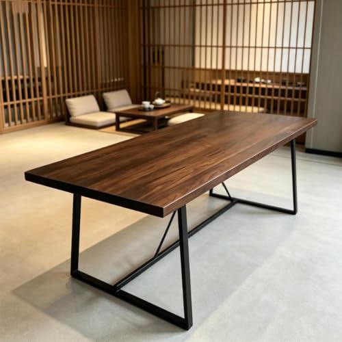 CHZFFD Rectangle Table Top Desktop, Melamine Shelving Boards Single Board