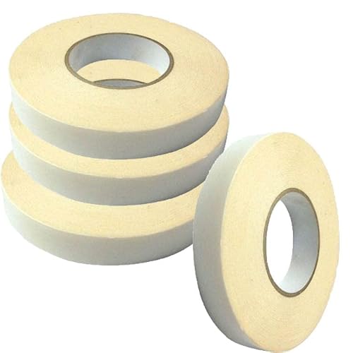 4U Media&Displays 1" x90ft. 12 Rolls Super Strong Double-Sided Banner Vinyl Tape