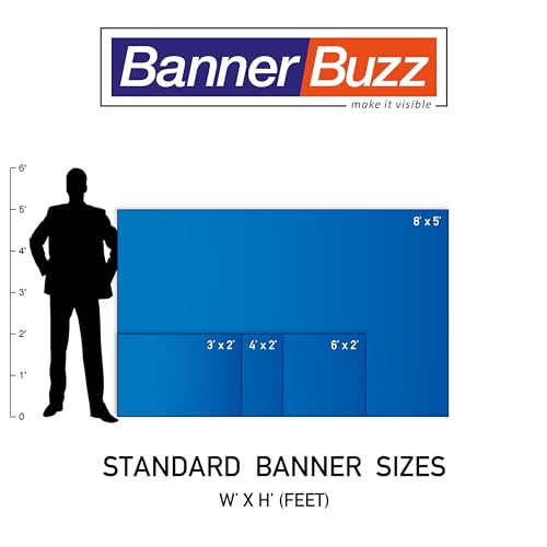 BannerBuzz Blank Vinyl Plain Banner, 11 Oz Waterproof Lightweight Foldable DIY PVC Flex, Schools Home Office Store Advertising Indoor Outdoor Use, Hemmed Edges with Grommets (8'W X 4'H, Black)