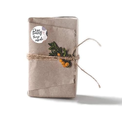 UOHLCX Round Pretty Things Inside Sticker Envelope Seal Gift Flower Decoration Stationery Label