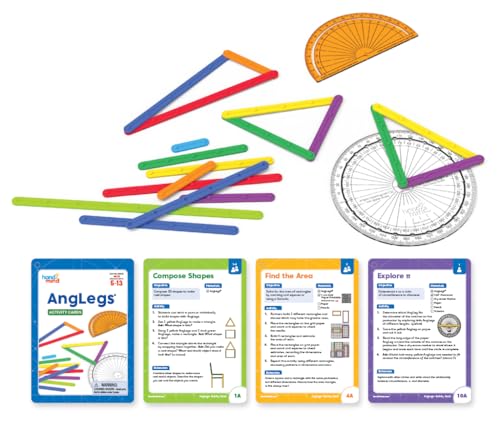 hand2mind AngLegs Classroom Set with 30 Protractors