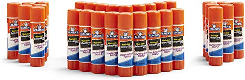 Disappearing Purple School Glue, Washable, 30 Pack, 0.24-Ounce Sticks (2 Pack)