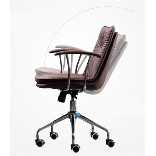Ergonomic Office Chair Office Desk Chair with Wheels and Arms Conference Office Chair ﻿(Blue)