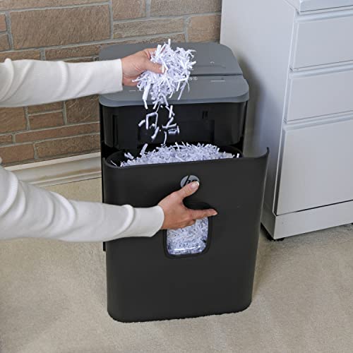 HP - Cross Cut Paper Shredder, 20-Sheet with Slide Top for Office Use