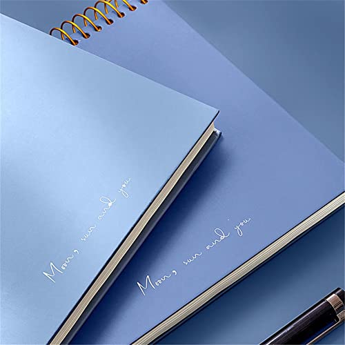 YHdtUO Thickened Coil Book Large Simple Super Thick Hand Account Student Art Fresh Pad Simple Hard Face Adult Book