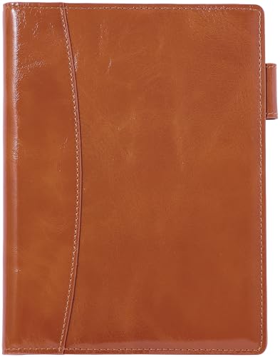 Franklin Planner Rustlus Leather 2 Organizer Cover B6 Brown 86799
