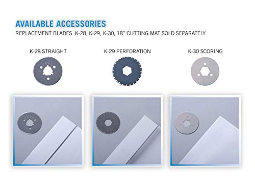 Carl 18 inch DC-2A3N Premium Rotary Paper Trimmer, Metal Base, 15 Sheet Cutting Capacity.