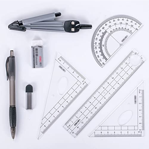OREKPOT Compass Geometry Tool Math Compass Set Geometry Compasses Set for Architect Engineer Student Geometry Precision Tool Circle Drawing Tool Circle Drawing Tool