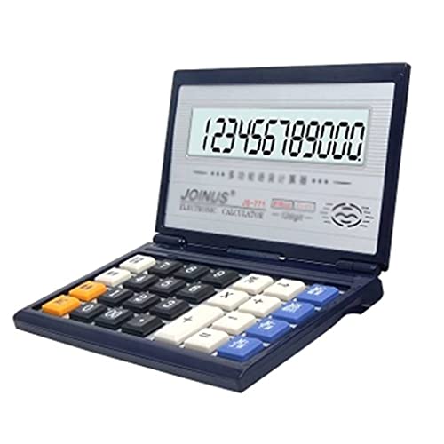 NSUQOA Business Finance Battery with Alarm Clock 12 Digit Big Button Folding Electronic Calculator