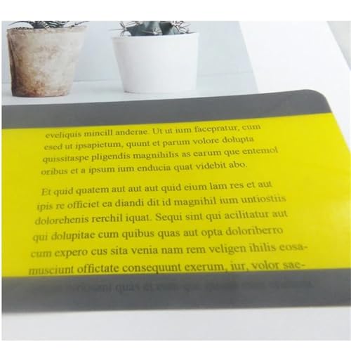 Guided Reading Strips 200 PCS Reading Guide Band for Offices Auxiliary Highlight Bar Plastic Bookmark for Students