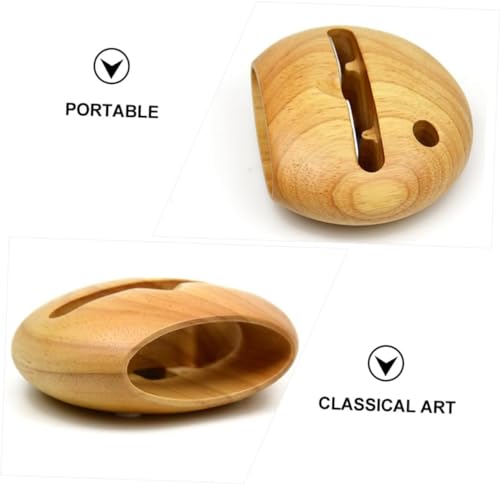 OATTIS Creative Cellphone Holder Wooden Phone Stand Office Universal Cell Phone Stand for Video Recording Office