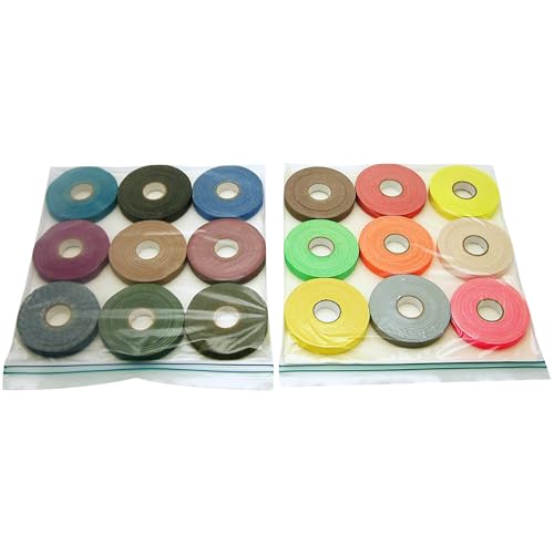 J.V. Converting JVCC Spike Tape Multi-Pack, 1/2 in. x 60 ft. (4 neon Plus 5 Standard Colors) / 9 Rolls 9 Rolls/Pack, 1 Rolls
