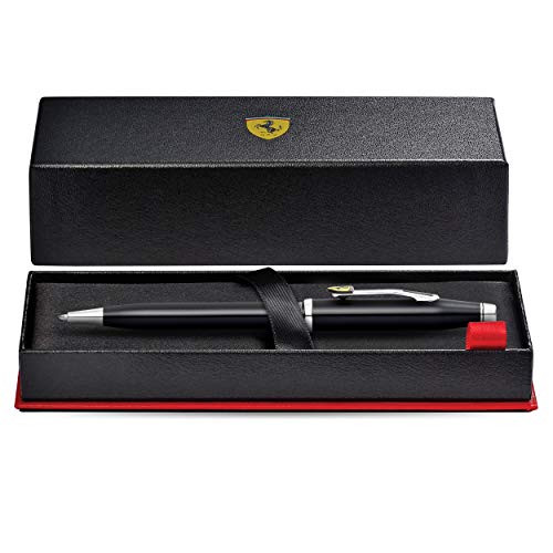 Cross Century II Scuderia Ferrari Refillable Ballpoint Pen, Medium Ballpen, Includes Luxury Gift Box - Black Lacquer