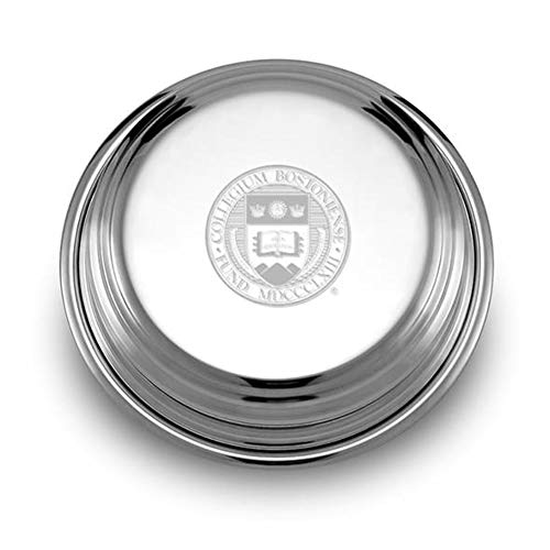 M. LA HART Boston College Pewter Paperweight