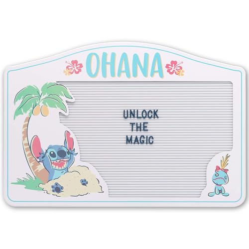 Disney Lilo and Stitch Ohana Letterboard Wall Decor